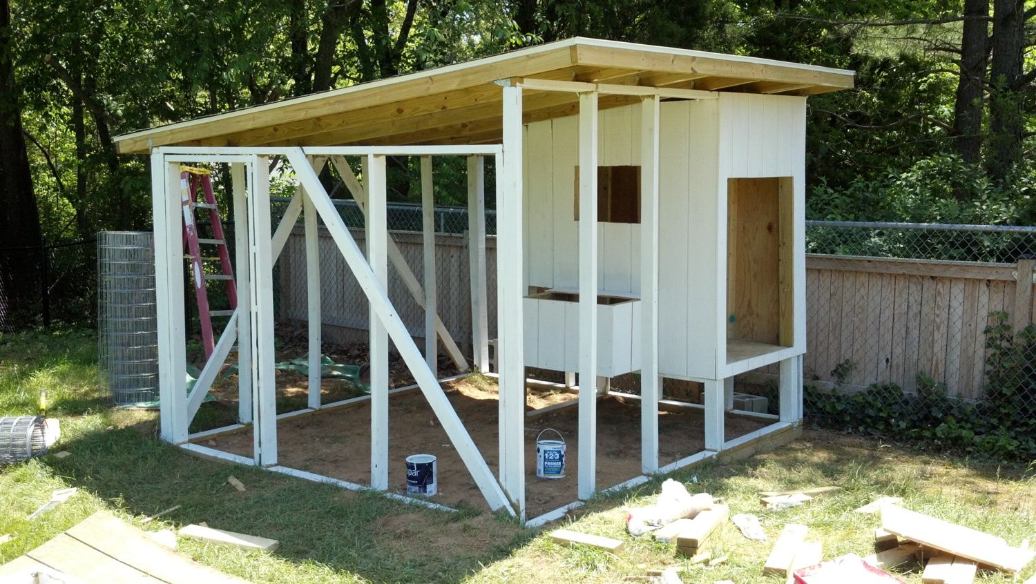 My first Coop - I call this "The ChickBurgh Coop"