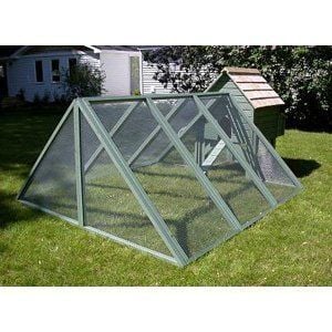 Frame Run for Alexandria Chicken Coops Size-Color - 9 ft. - Green